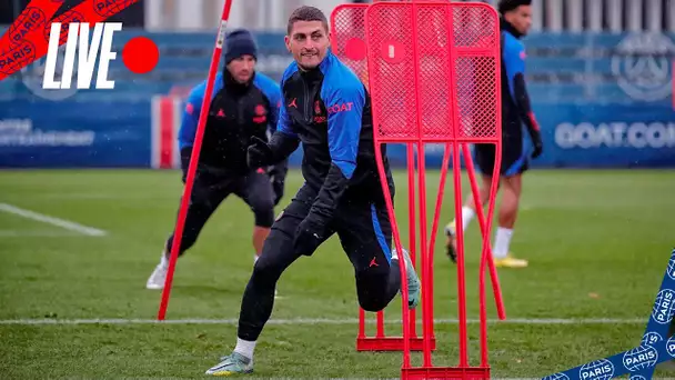 ⚽️ 15 minutes training session pre Paris Saint-Germain - RC Strasbourg 🔴🔵