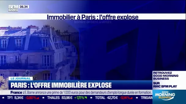 Explosion de l'offre immobilière à Paris