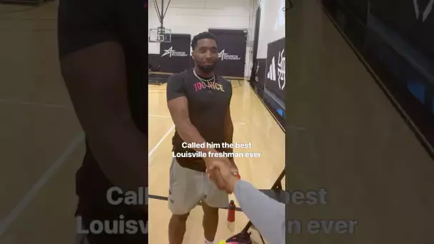 Mikel Brown Jr. meets Donovan Mitchell 🤣