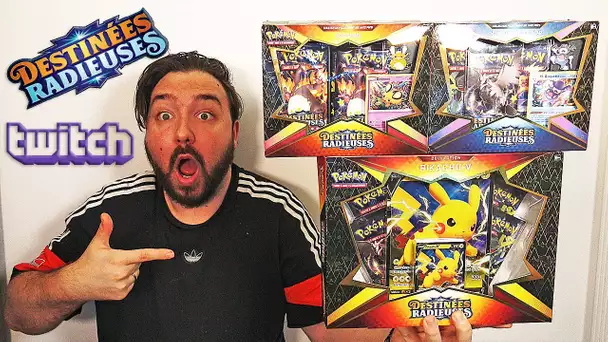 Ouverture de 10 BOOSTERS COFFRETS POKEMON DESTINÉES RADIEUSES ! EPIC RETOUR ULTRA RARE !