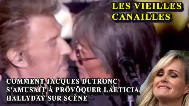 Comment Jacques Dutronc s&#039;amusait à prÖvÖquer Laeticia Hallyday sur scène Les Vieilles Canailles