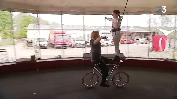 Séquence Sarthe : Cirque Gruss, sous confinement, l'entrainement continue !