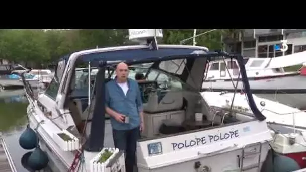 Confinés sur l'eau. Rencontre avec des habitants de Port Sud, près de Toulouse