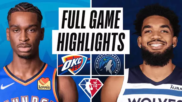 THUNDER at TIMBERWOLVES | FULL GAME HIGHLIGHTS | March 9, 2022