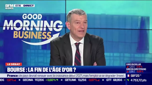 Le débat  : La fin de l'âge d'or en Bourse ? par Jean-Marc Daniel et Nicolas Doze