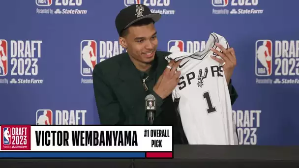 Victor Wembanyama Full Presser After Being Selected #1 Overall In The 2023 #NBADraft