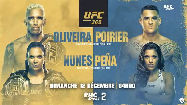 UFC 269 : Oliveira vs Poirier, une des soirées MMA de l’année, 12 décembre dès 3h sur RMC Sport 2