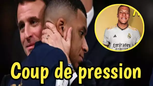 "Emmanuel Macron exhorte le Real Madrid à laisser Mbappé participer aux JO 2024 : Une pression ....