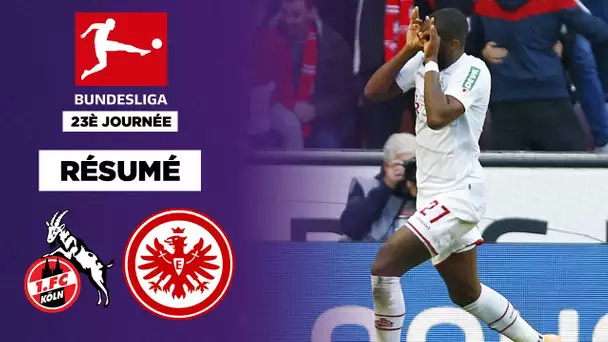 Résumé : Modeste porte à nouveau Cologne, qui s'impose contre Francfort