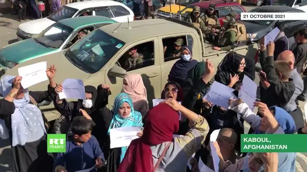 Afghanistan : manifestation pour les droits des femmes à Kaboul