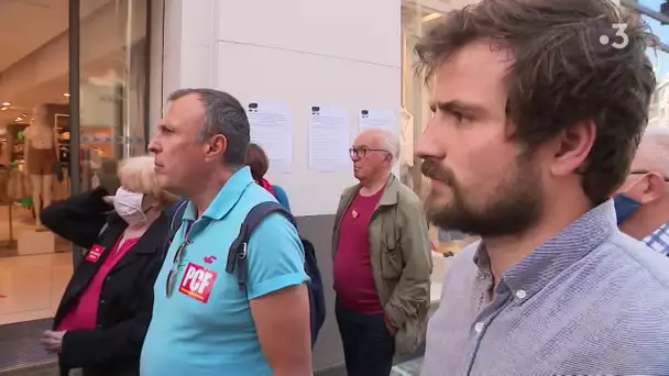 Lille : manifestation des salariés de Camaïeu, placé en redressement judiciaire