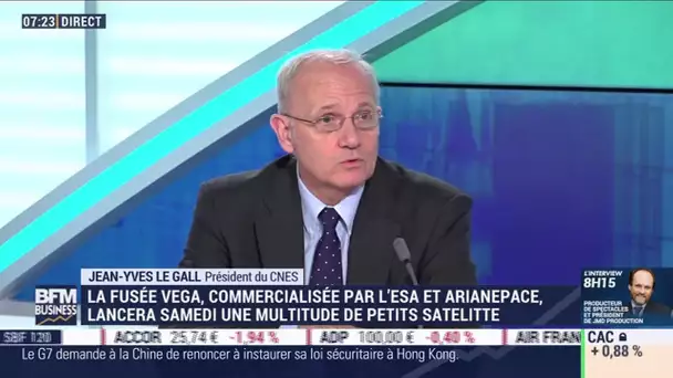 Jean-Yves Le Gall (CNES): La fusée Vega lancera samedi une multitude de petits satellites