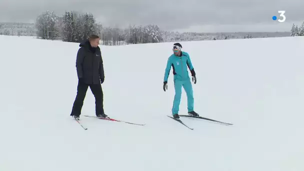 On a testé le ski de fond ! (en attendant la Transju)