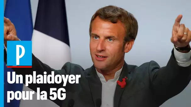 Macron défend la 5G contre « le modèle amish »