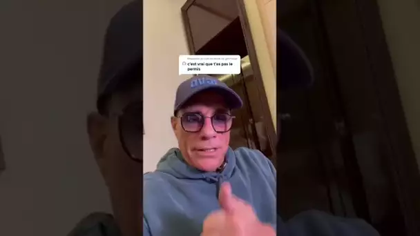 Jean-Claude Van Damme a t-il le permis ? Il répond