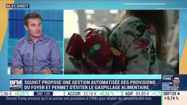 Grégory Meunier (Squikit) : Squikit propose une gestion automatisée des provisions du foyer