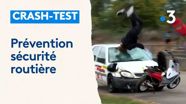 Sécurité routière : crash-test pour sensibiliser les plus jeunes aux dangers de la route