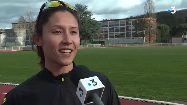 Laurie Phaï-Castes court vers son rêve : participer aux Jeux Olympiques de Tokyo.