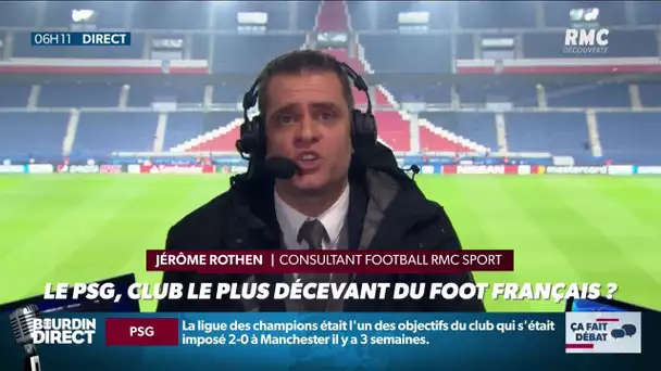 Le PSG, club le plus décevant du foot français? Ca fait débat sur RMC