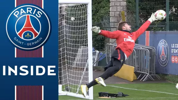 ENTRAINEMENT DES GARDIENS - GOALKEEPER TRAINING SESSION with Kevin Trapp