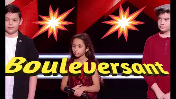 The Voice Kids - BOULEVERSANT ! Rébecca, Martin et Thomas chantent "Utile" de Julien Clerc