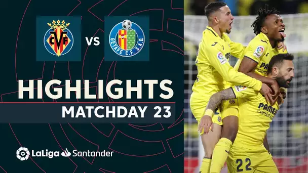 Resumen de Villarreal CF vs Getafe CF (2-1)