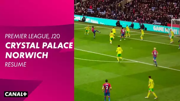 Les buts et le débrief Crystal Palace / Norwich - Premier League (J20)
