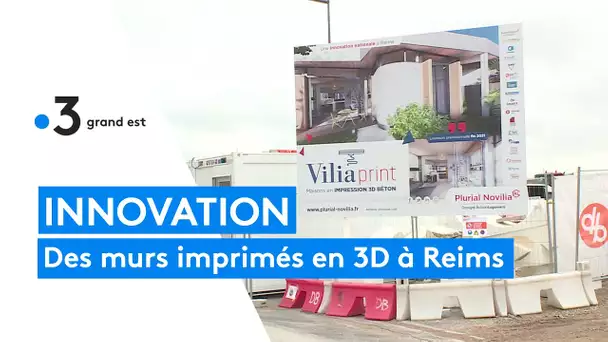Premiers murs imprimés en 3D pour 5 maisons à Reims