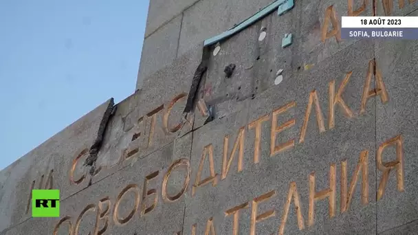 🇧🇬 Bulgarie : attaque contre les tentes des activistes défendant le monument de l'Armée rouge