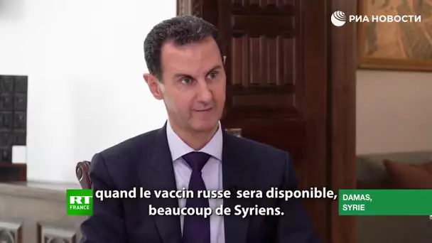 Bachar el-Assad sur le vaccin russe : tout le monde en Syrie veut savoir quand il sera disponible