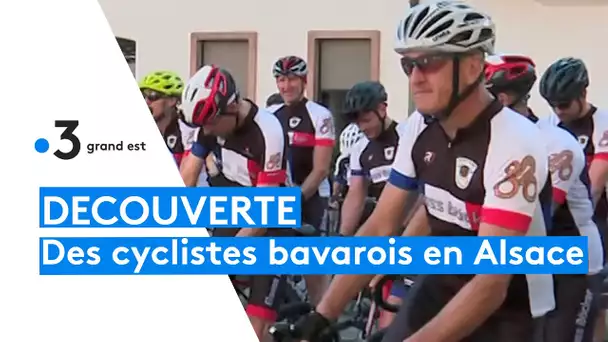 Des cyclistes bavarois découvrent l'Alsace grâce au boulanger Antoine Jung