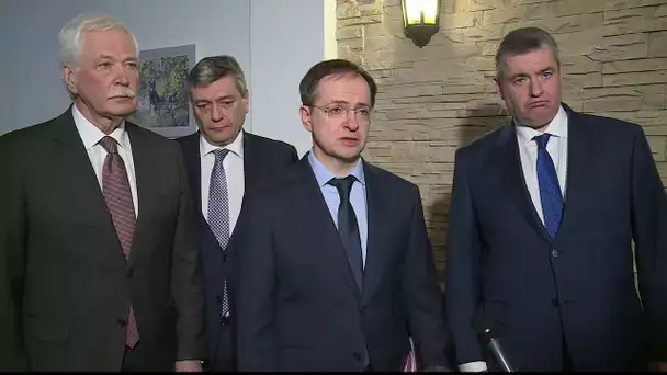 Troisième cycle des négociations sur l'Ukraine : conférence de presse du négociateur russe