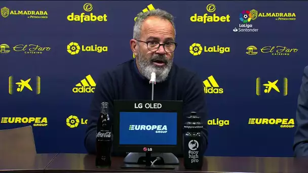 Rueda de prensa Cádiz vs Real Sociedad