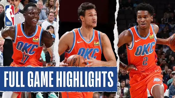 WARRIORS at THUNDER | Five Thunder Players Reach Double Figures | Oct. 27, 2019