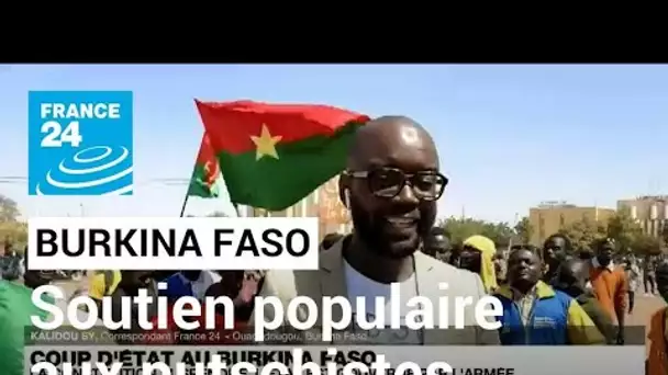 Au lendemain du coup d'Etat au Burkina, une manifestation de soutien aux putschistes à Ouagadougou