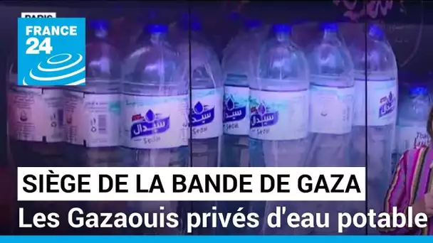 La bande de Gaza assiégée : les Gazaouis privés d'eau potable • FRANCE 24