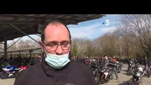 Toulouse : pour continuer de rouler entre les voitures, des motards manifestent sur le périph