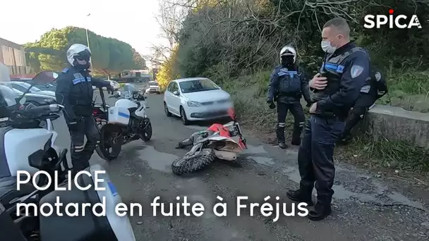 Frayeur à Fréjus : motard en fuite !