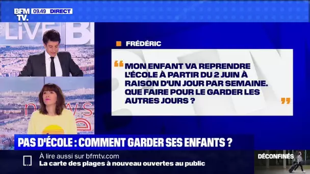 Comment faire pour garder mon enfant les jours où il n'a pas école ?