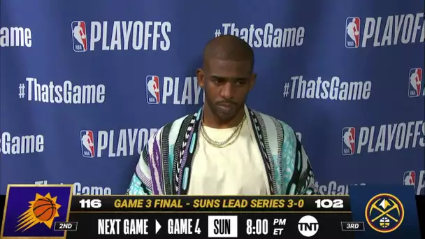 Chris Paul Game 3 Postgame Press Conference | #NBAPlayoffs