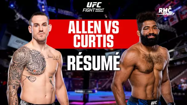 Résumé UFC : Une vraie guerre pour le main event Curtis-Allen