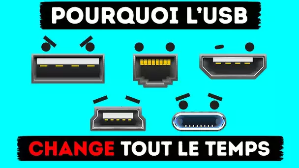 Voici Pourquoi Les Prises USB Ont Changé 10 Fois en 26 Ans