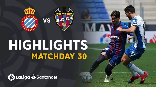 Highlights RCD Espanyol vs Levante UD (1-3)