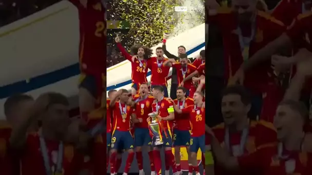 L’Espagne sacrée championne d’Europe pour la 4e fois ! 🇪🇸🏆 #shorts