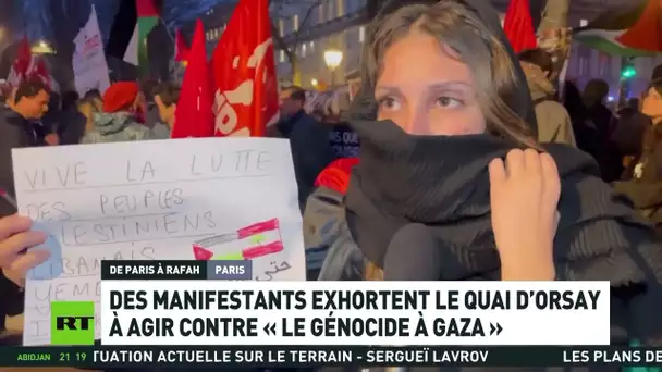 🇫🇷 Paris : manifestation contre « le génocide à Gaza »