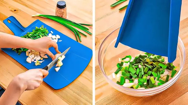 GADGETS ET OUTILS DE CUISINE COOL POUR ACCÉLÉRER LE TRAVAIL QUOTIDIEN