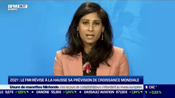 Gita Gopinath (FMI) : 2021, la FMI révise à la hausse sa prévision de croissance mondiale