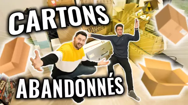 J'ouvre des Vieux Cartons Abandonnés ! (pleins de surprises)