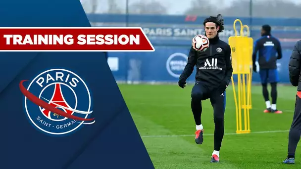 TRAINING SESSION : PARIS SAINT-GERMAIN vs MONTPELLIER with Cavani, Neymar JR &  Icardi