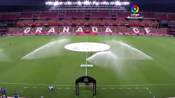 Calentamiento Granada CF vs Valencia CF